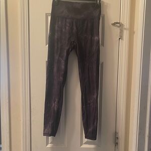 Skywear Black Tie-Dye Leggings